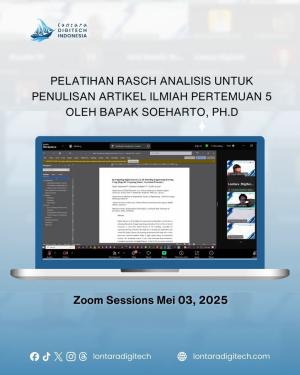 Penulisan Artikel Ilmiah – Pertemuan 5 bersama Bapak Soeharto, Ph.D